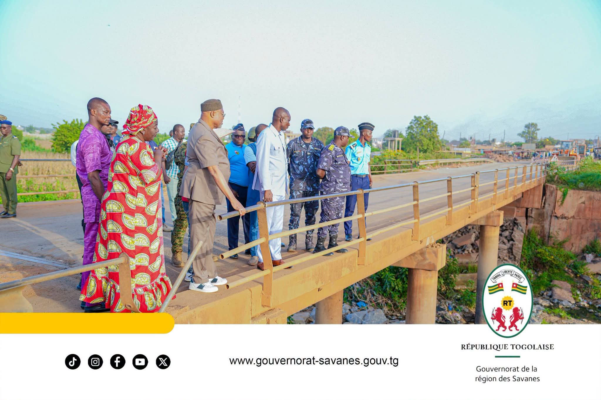 Pont de Cinkassé : Affoh Atcha-Dédji ba nɔɔn sɔnɔ tuon po ki tuon tɔɔn mɔn