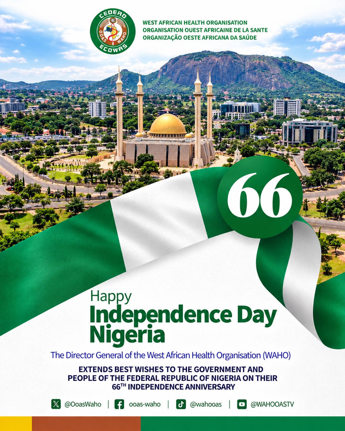 Indépendance du Nigeria : les félicitations de l'OOAS