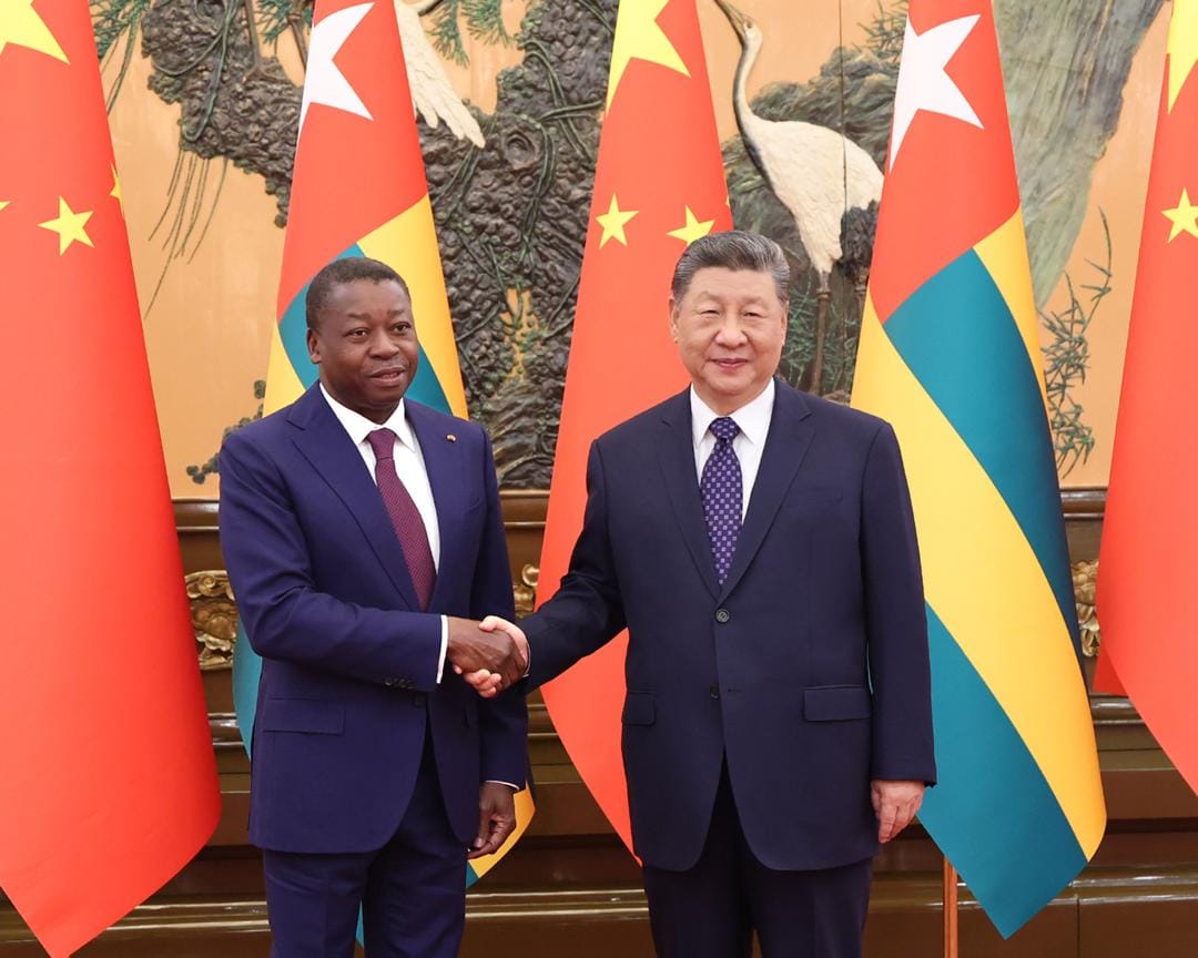 Faure Gnassingbé chez Xi Jinping / 福雷·纳辛贝拜会习近平