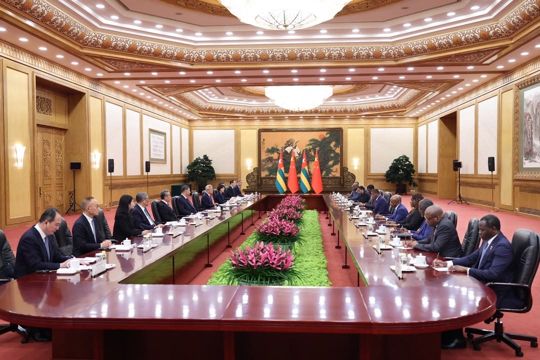 Xi Jinping xɔ Faure Gnassingbé le Beijing